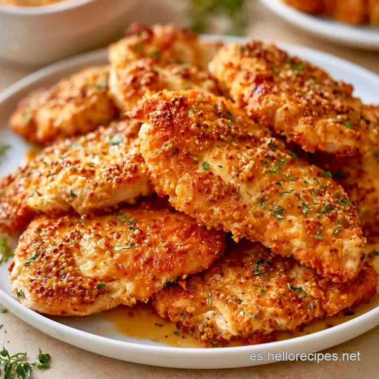 Pollo A La Mostaza Crujiente
