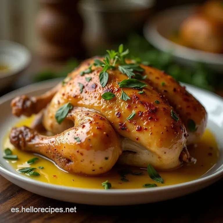 Pollo Al Horno Con Lim&oacute;n Y Hierbas Jugosidad Garantizada presentation