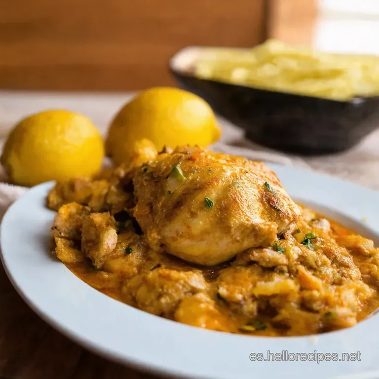 Pollo Al Lim&oacute;n Y Romero Sabor Mediterr&aacute;neo presentation