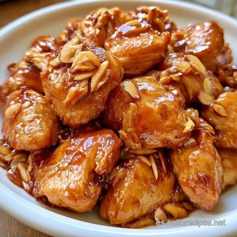 Pollo Con Almendras Estilo Chino en 20 Minutos