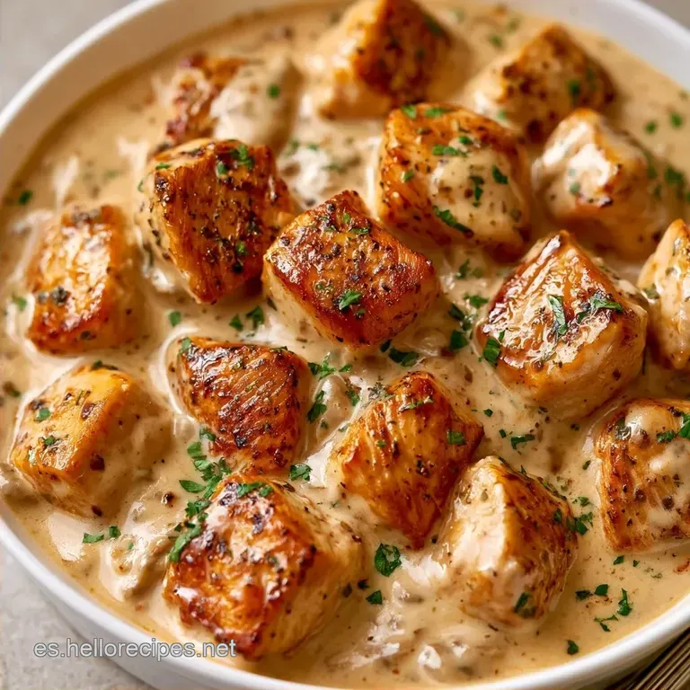 Pollo Con Nata: Pechugas Jugosas