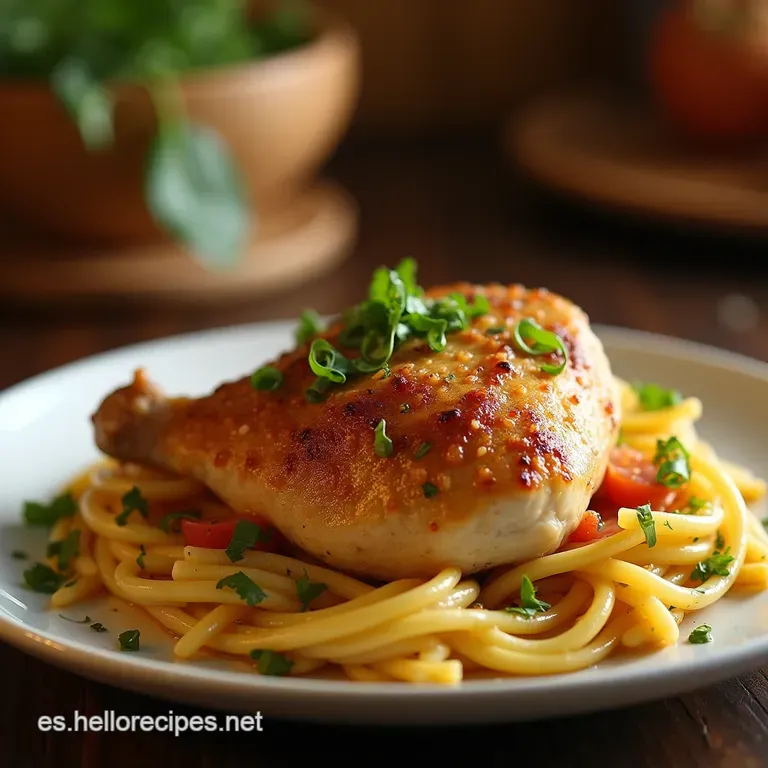 Pollo De Corral a La Mostaza Antigua Suave Cremoso Y Listo En Un Santiam&eacute;n presentation