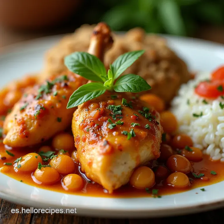 Pollo Lujoso en Salsa de Almendras Elegancia y Sabor en tu Mesa