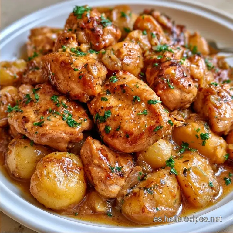 Pollo Guisado Tradicional con Patatas