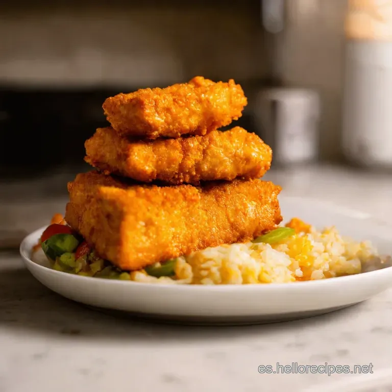 Pollo Katsu Curry Casero presentation