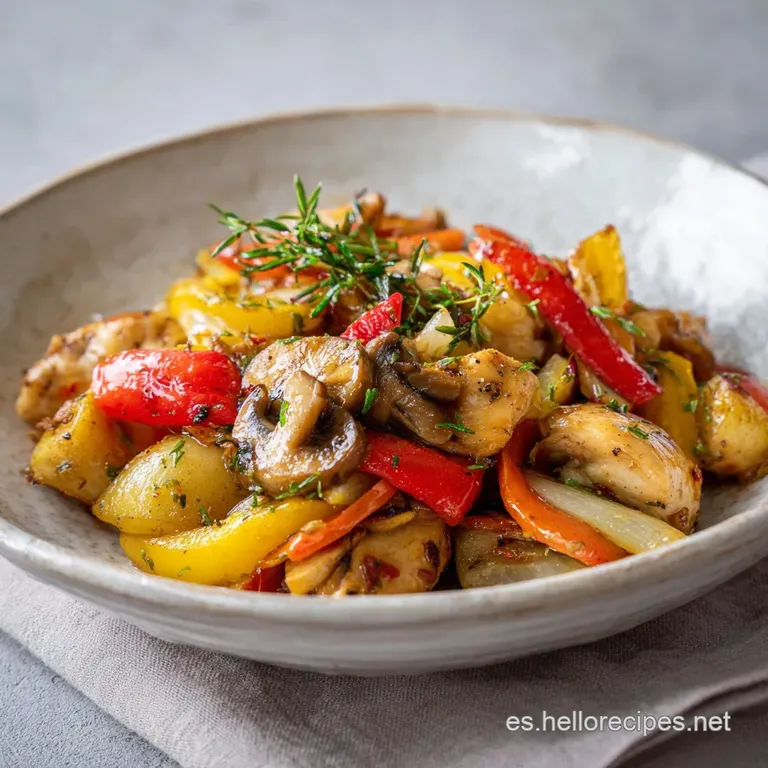 Receta para Bajar de Peso con Pollo y Verduras