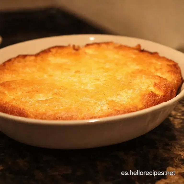 Pud&iacute;n De Pan Cremoso Con Caramelo Salado presentation