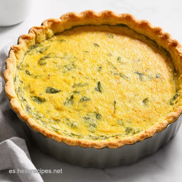 Quiche de Puerro Cl&aacute;sico
