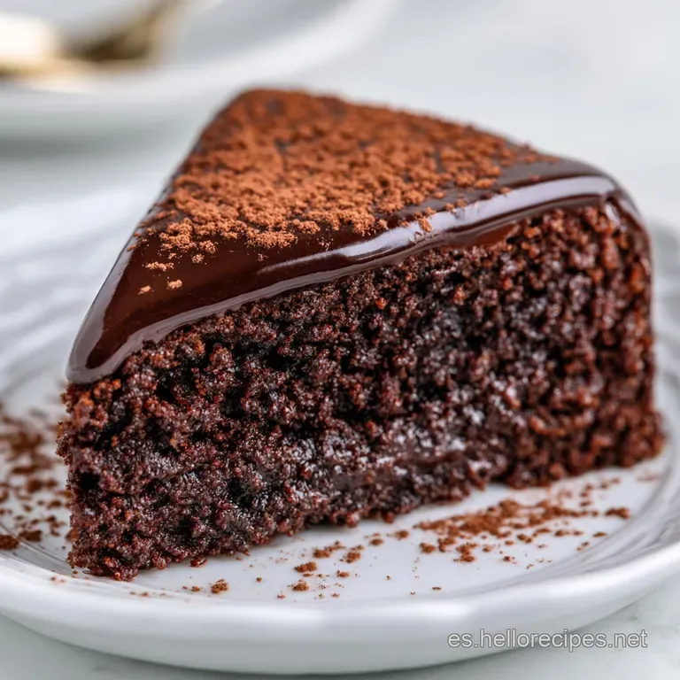 Pastel de Chocolate Obra de Arte: Textura Aterciopelada