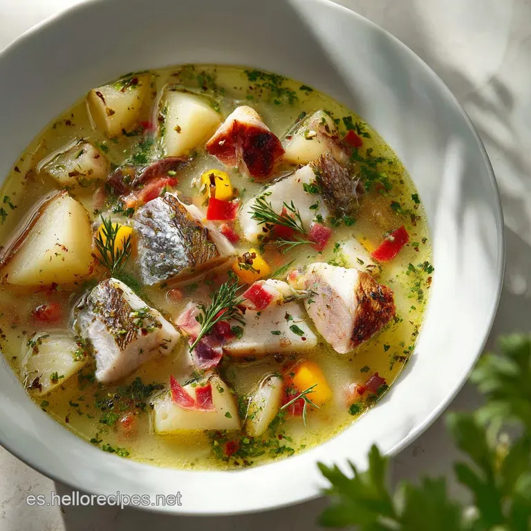 Receta Sopa De Pescado: Elixir Marino