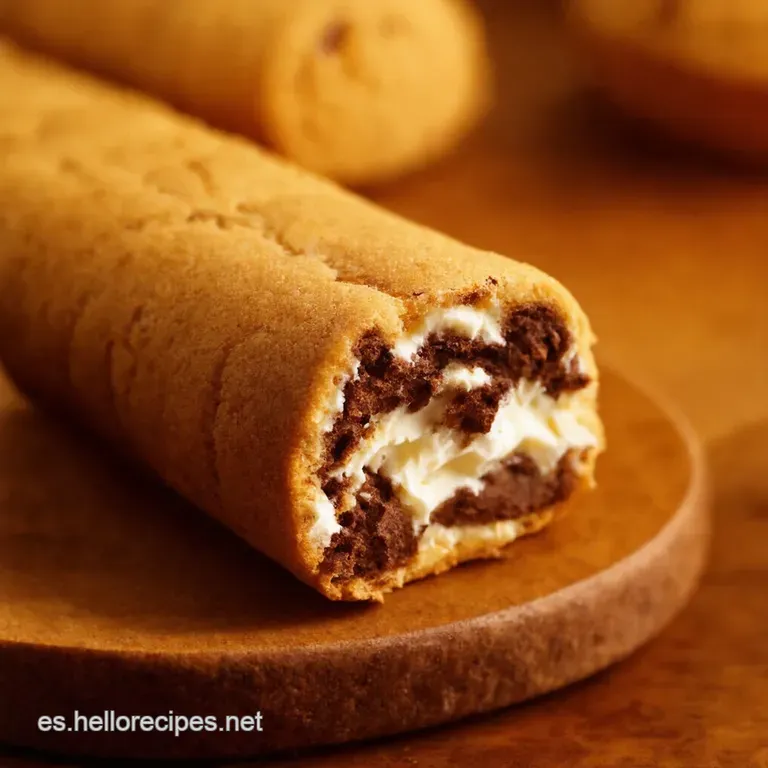 Rollitos De Canela Cookies Cream presentation