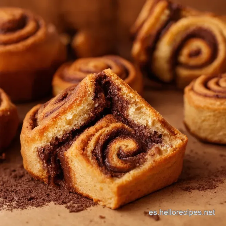 Rollitos De Pecado Cinnamon Rolls De Chocolate Que Enamoran presentation