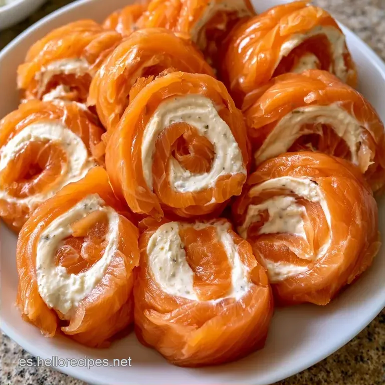 Rollitos de Salmón Ahumado con Queso Crema
