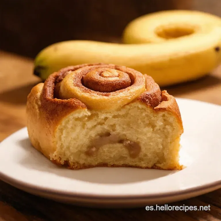 Rollos De Canela Pl&aacute;tano Y Nueces Un Delicioso Abrazo C&aacute;lido presentation