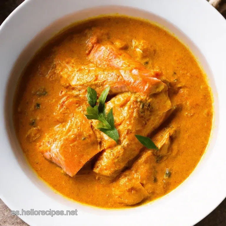 Salm&oacute;n al Curry Express Un Bocado de India