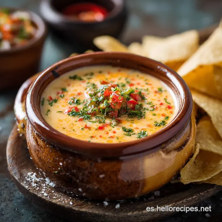 Salsa de queso cremosa y sedosa: La receta infalible para nachos!