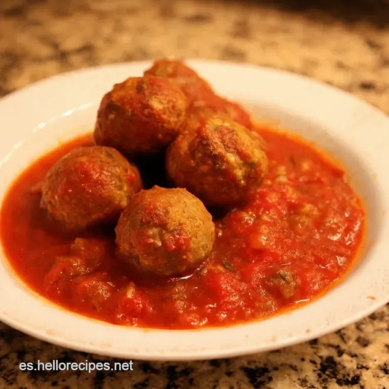 Salsa Roja Casera Para Alb&oacute;ndigas presentation