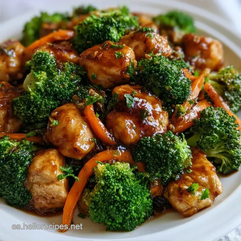 Salteado De Pollo Con Verduras Estilo Chino