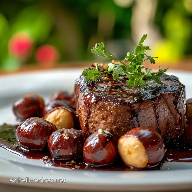 Solomillo con Casta&ntilde;as