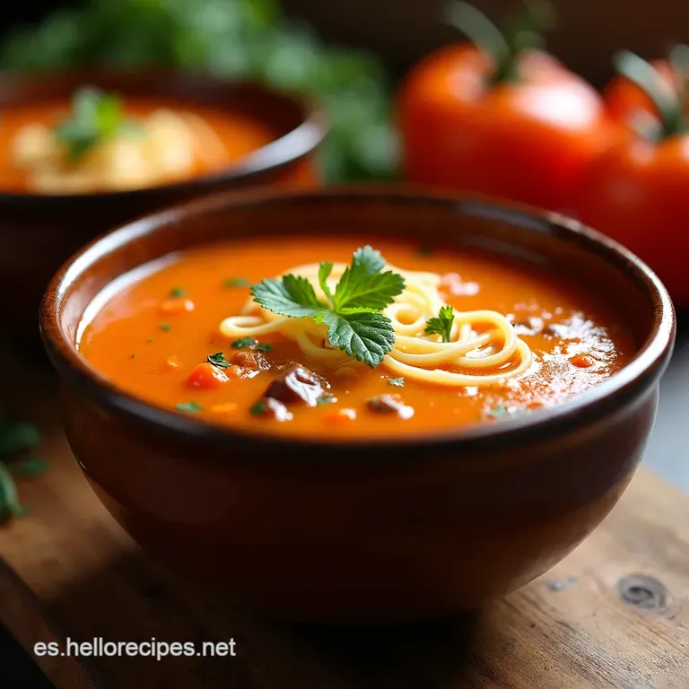 Sopa Azteca Un Abrazo Calientito En Cada Cucharada presentation