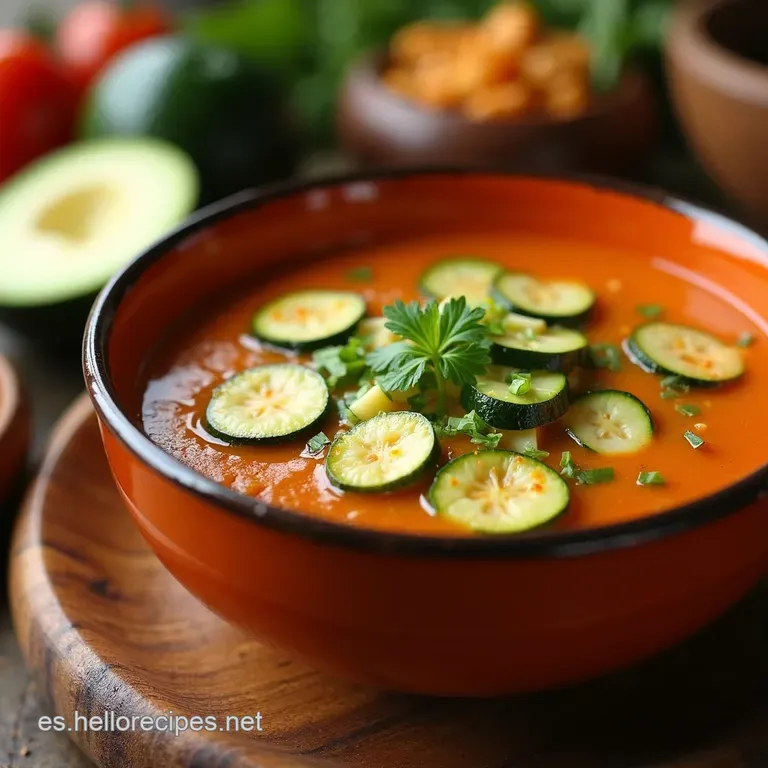 Sopa De Zucchini Al Estilo Oriental Lista En 30 Minutos presentation