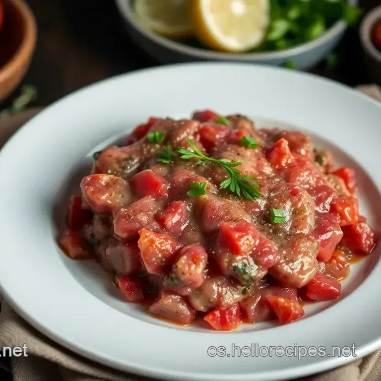 Steak Tartar: Un Cl&aacute;sico con Sabor Espa&ntilde;ol