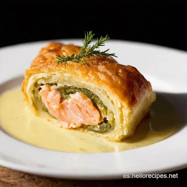 Strudel de Salm&oacute;n Espinaca y Queso