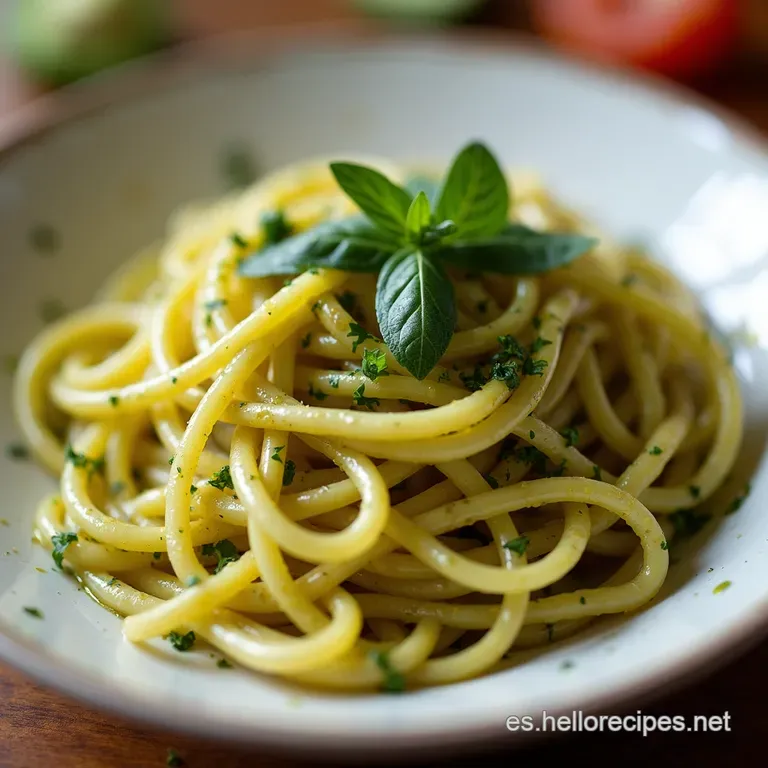 Tallarines Verdes a la Peruana Un Abrazo Verde en tu Plato