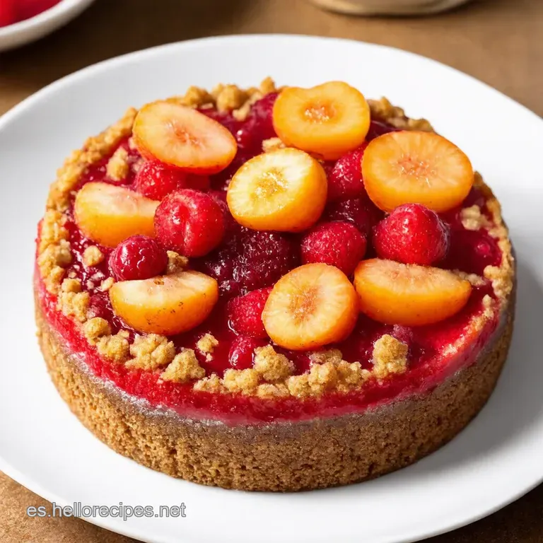 Tarta Crujiente de Frutos Rojos Un Fest&iacute;n de Verano