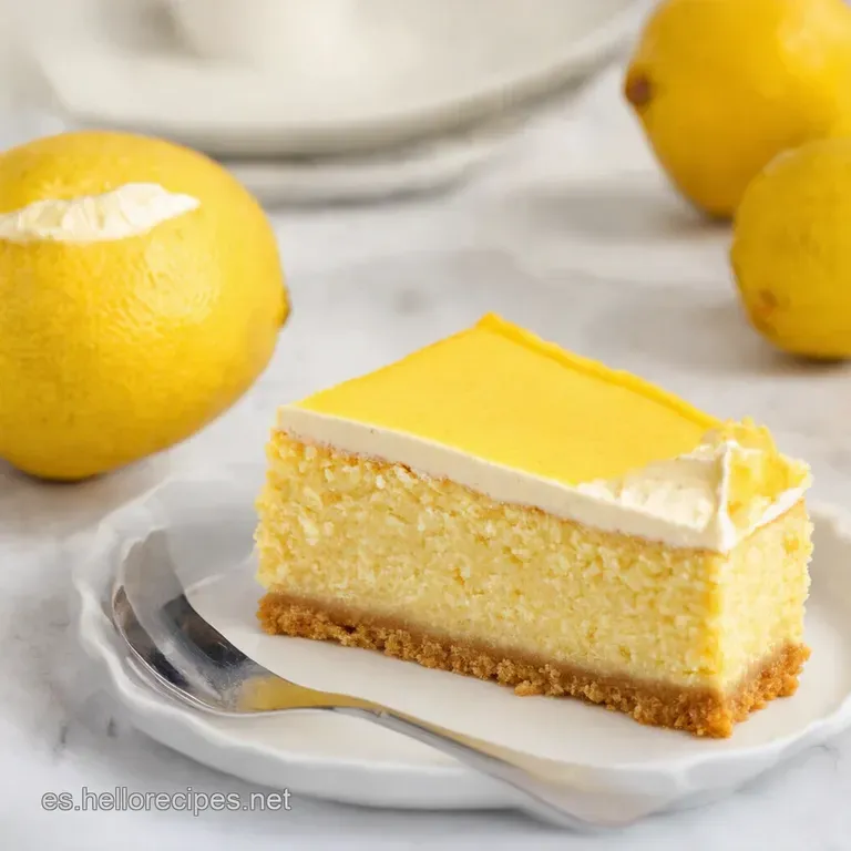 Tarta de Lim&oacute;n Cremosa Un Sol en tu Mesa