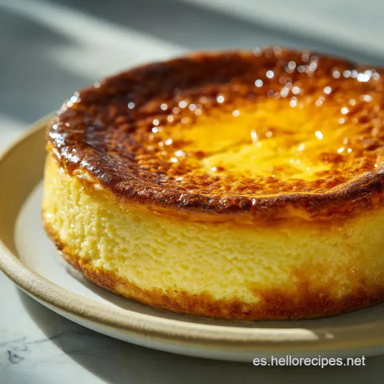 Tarta de Queso al Horno con Centro Sedoso