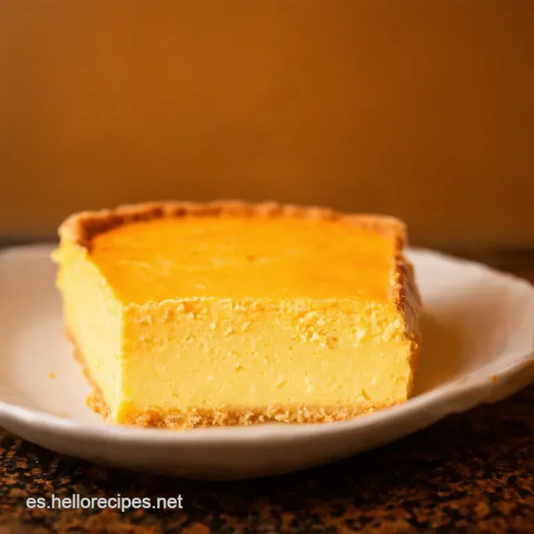 Tarta De Queso Cremosa Al Estilo Espa&ntilde;ol presentation