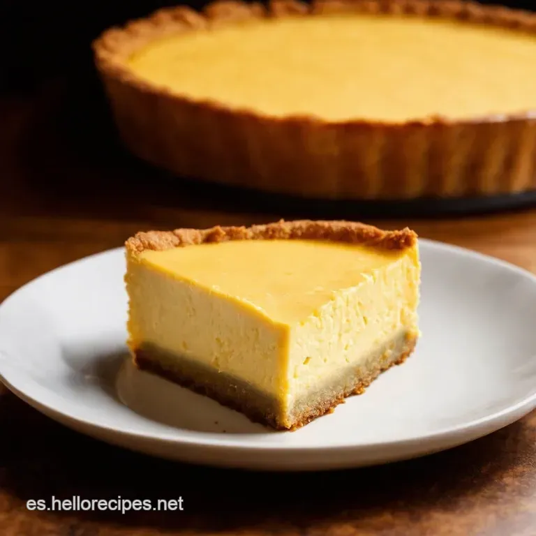 Tarta De Queso Vegana Cremosa F&aacute;cil Y Sin Horno presentation