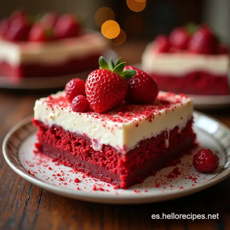 Tarta Red Velvet Coraz&oacute;n Un San Valent&iacute;n Dulce Y Apasionado presentation