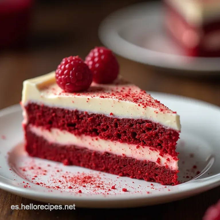 Tarta Red Velvet Coraz&oacute;n Un San Valent&iacute;n Dulce y Apasionado