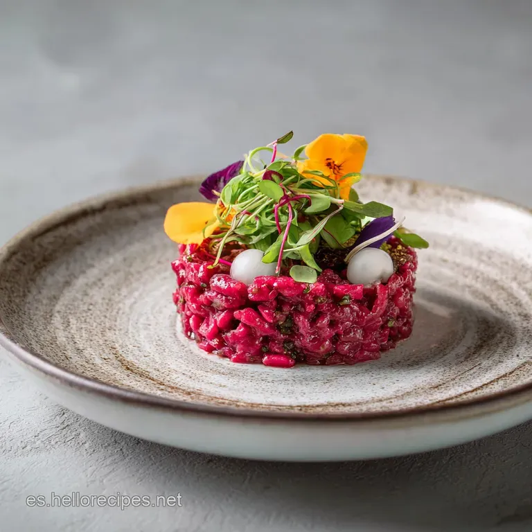 Tartar de Ternera: Receta Gourmet