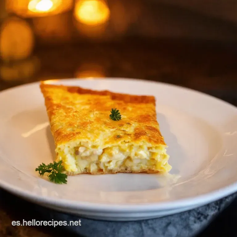 Tortilla De Bacalao Cl&aacute;sica presentation