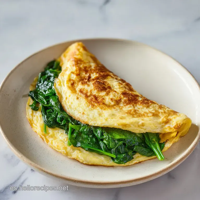 Tortilla de Espinacas: Receta Saludable