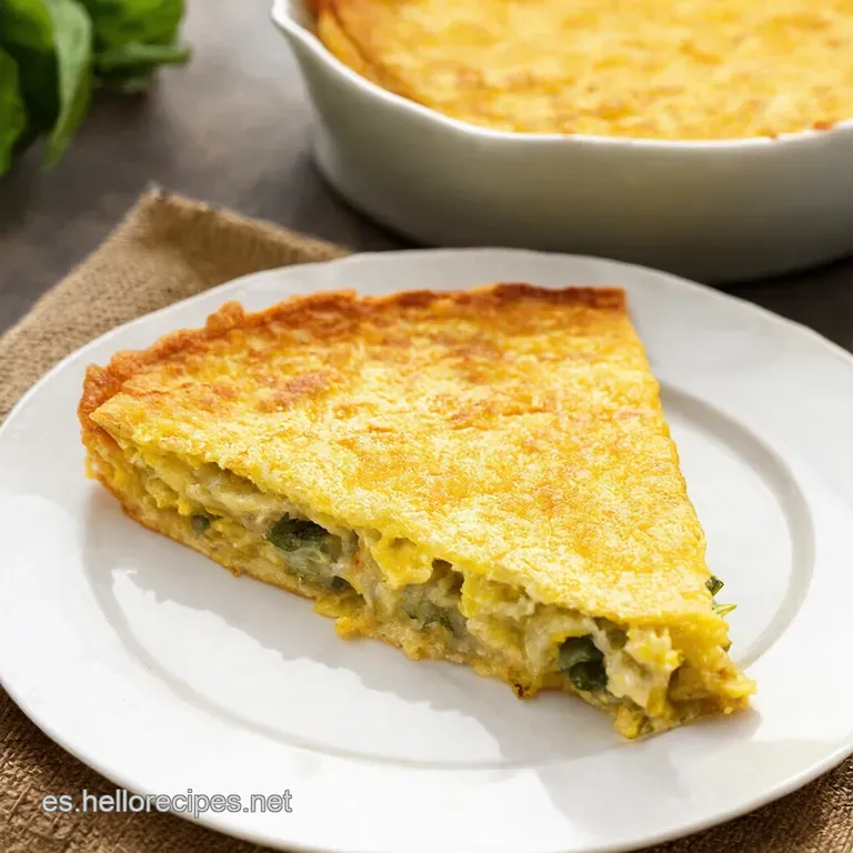 Tortilla Espa&ntilde;ola con Espinacas y Queso Manchego