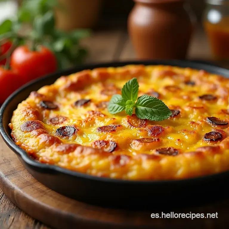 Tortilla Espa&ntilde;ola Festiva presentation