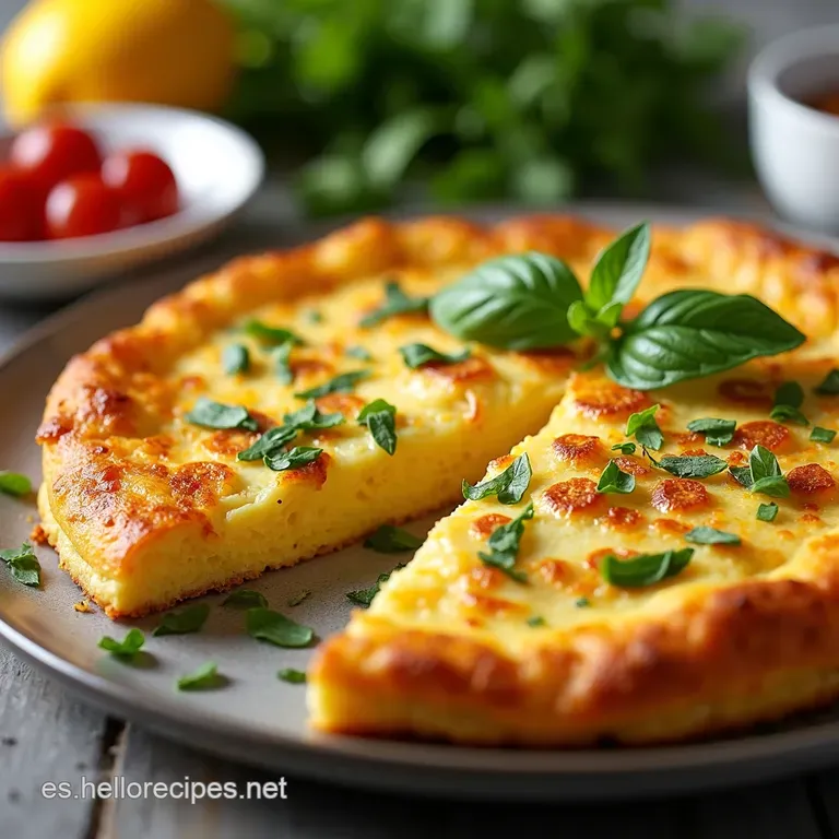 Tortilla Espa&ntilde;ola Keto Desayuno de Campeones