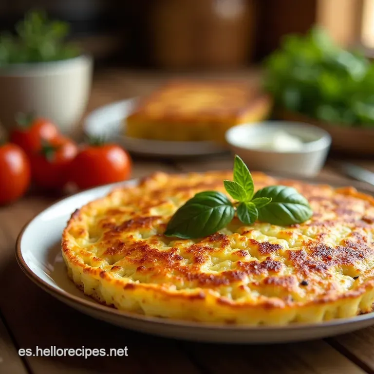 Tortilla Espa&ntilde;ola Keto presentation