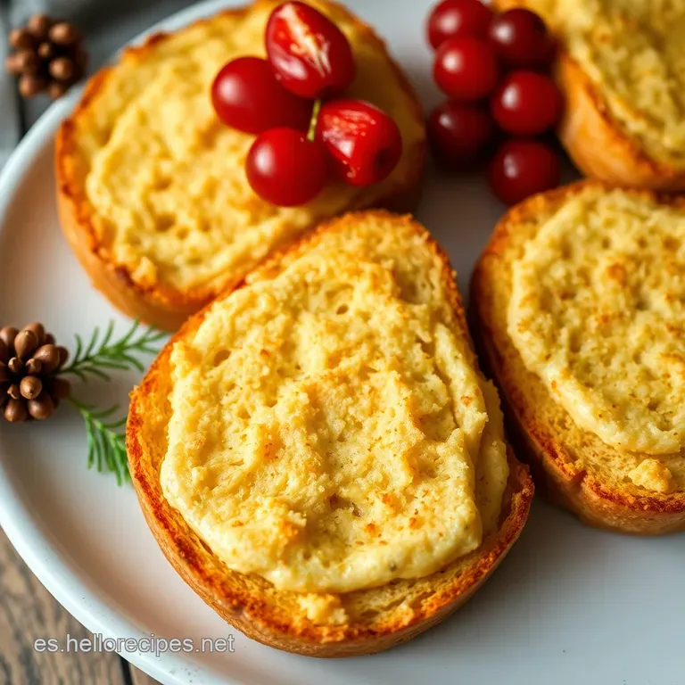 Tostadas Francesas De Panettone presentation