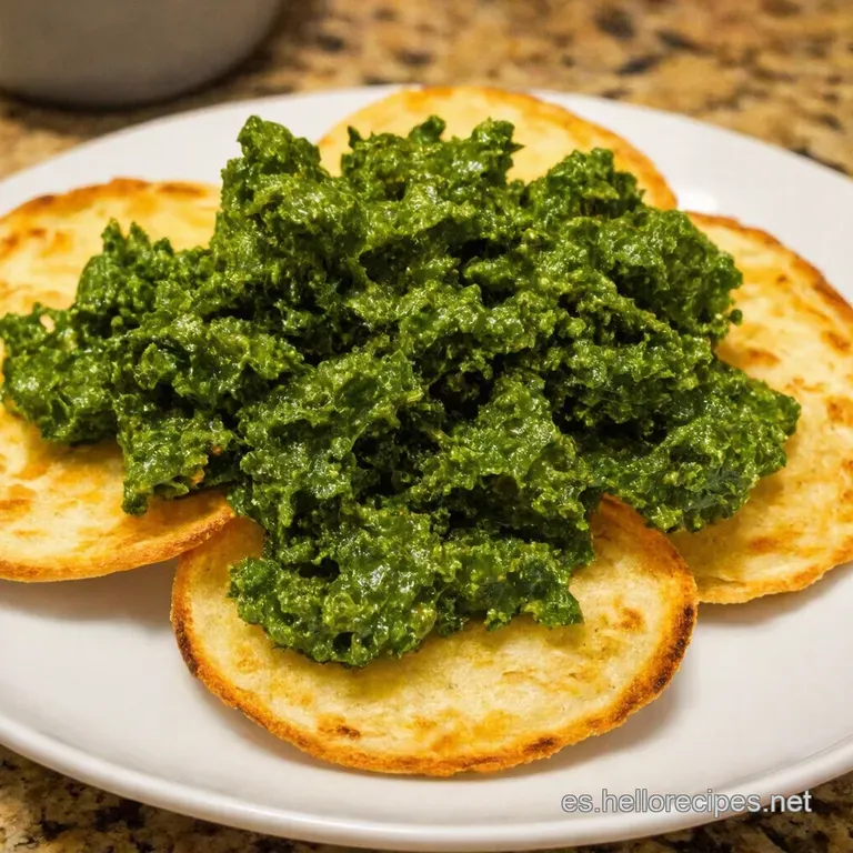 Tostadas Italianas Con Pesto De Kale Y Mozzarella Fresca presentation