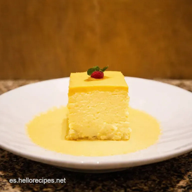 Tres Leches De Maracuy&aacute; presentation